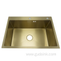 Double bowl stainless steel kitchen sink handmade